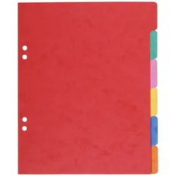 Exacompta Register aus Manilakarton 225g/qm, 6 Positionen, für Format 220x170mm