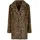 URBAN CLASSICS Damen Mantel Ladies Oversized Faux Fur Leo Coat, Kunstfell Mantel mit Leopardenmuster, Felljacke für Herbst & Winter, Größen XS - XL - XL