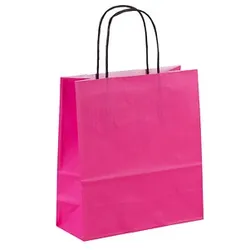 50 VP Papier-Tragetaschen Toptwist purple 19,0 x 21,0 cm