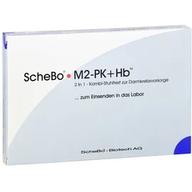 Schebo Biotech AG Schebo M2-pk+hb 2 in1 Kombi-Darmkrebsvorsorge Test