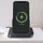 Zen ZENS Nightstand Charger - Kabelloses Ladegerät + AC-Netzteil - 15 Watt, - Apple Fast Charge - Schwarz
