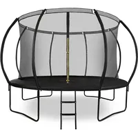 Hypermotion Trampolin Outdoor Kinder 244/305 / 366/430 / 487 cm Kindertrampolin ab 3 Jahre - Schnelltrocknend und Wasserabweisend - Ausgezeichnete Sprungkraft - Gartentrampolin (Ø 366 cm / 12FT)