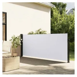 vidaXL Seitenmarkise 140 x 500 cm Weiß Polyester