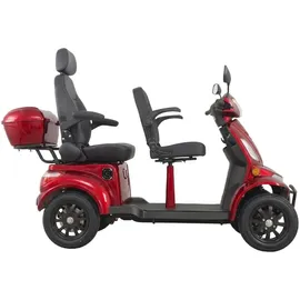 ECONELO E-Seniorenmobil VISTA Quarter-1L Elektromobil rot