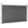 vidaXL Zaunelement Set WPC 872x105 cm Schwarz
