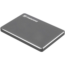 Transcend StoreJet 25C3N 1 TB USB 3.1 grau-metallic