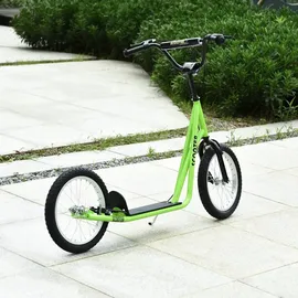 Homcom Kinderroller Luftreifen Grün