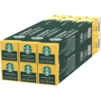STARBUCKS by Nespresso, Helle Röstung, Vanille Aromatischen Kaffeekapseln 6 x 10 (60 Kapseln)