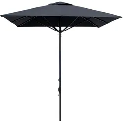 Resol garbar CORSICA Regenschirm Outdoor 200x200 Schwarz (Schirmständer nicht enthalten)