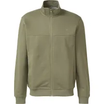 s.Oliver Sweatshirt-Jacke mit Stehkragen und Eingrifftaschen - olive - L