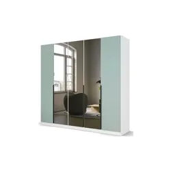 Drehtürenschrank  Skyla , weiß , Maße (cm): B: 226 H: 210