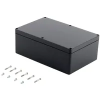 TRU Components KST 2401 03240200.H Industrie-Gehäuse ABS Schiefer-Grau 1St.