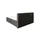 S-Style Boxbett Cord mit Stauraum und Topper H3 Neo ¦ grau ¦ Maße (cm): B: 205 H: 110