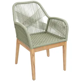 Mendler HWC-H56b Gartenstuhl 58 x 58 x 85 cm grün 2 St.