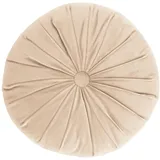 Fouriding Runde Wurfkissen 40CM Kürbis Kissen Kürbis Kissen Bodenkissen Gebetsmatte für Wohnzimmer Sofa Bett Stuhl Boden Auto Home Dekoration (Champagner)