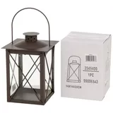 kuheiga Boltze Laterne Farol (Windlicht ohne Kerzen, Dekoration für Wohnung / Haus, Indoor, Kerzenhalter, Höhe 20 cm, Farbe anthrazit) 3549400