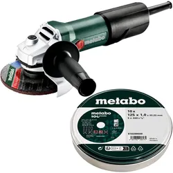 Metabo Winkelschleifer WEV 850-125 125mm | 850W + Zubehör + 10Trennscheiben