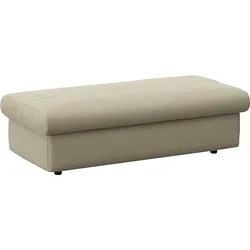 Pouf FLEXLUX "Lovane", beige (sandy beige), B:131cm H:44cm T:61cm, Poufs, Weich & anschmiegsam