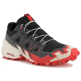 Salomon Speedcross 6 Herren Black/Fiery Red/Almond Milk 44 2/3