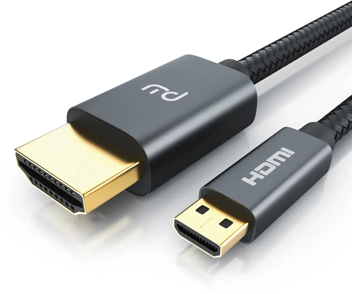 Primewire 8K HDMI 2.1 auf Micro HDMI Adapterkabel, 7680 x 4320 @ 120 Hz mit DSC - 3m