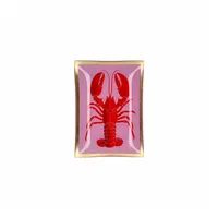 Giftcompany Love Plates Glasteller M rosa/rot