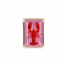 Giftcompany Love Plates Glasteller M rosa/rot