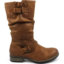 Rieker Damen 98860 Hohe Stiefel, Nut Nut 22, 38 EU