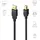 deleyCON 10m Akives USB Druckerkabel Scannerkabel Datenkabel USB 2.0 A-Stecker zu B-Stecker für Drucker Scanner Fax Multifunktionsdrucker Printer ... Schwarz