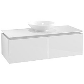 Villeroy & Boch Legato Waschtischunterschrank B60900DH 120x38x50cm, Glossy White