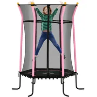 Homcom Kinder Trampolin Ø163,5 cm, Trampolin für Kinder 3-10