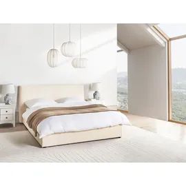 Beliani Beliani, Polsterbett Beige Textil, 160x200 cm