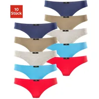 H.I.S. H.I.S Damen, Strings, 10 er Pack 44, Farb-Set