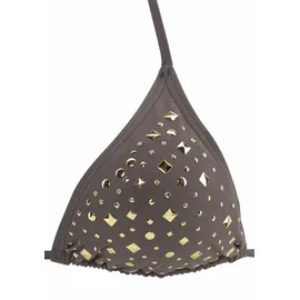 JETTE Triangel-Bikini Damen stein Gr.36 Cup A/B