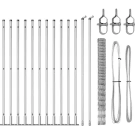 vidaXL Zaunpfosten 25 x 160 cm Silber/Stahl