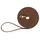 Trixie Schleppleine Rustic Fettleder, 10 M, S–L: dunkelbraun
