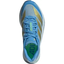 adidas Adizero Boston 13 Damen Blue Burst/Gold Metallic/Glow Blue 40