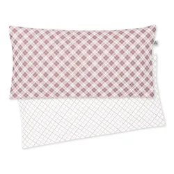 Kissenbezug IRISETTE "Bea", rosa, B:80cm L:40cm, Mako-Satin, Obermaterial: 100% Baumwolle, Kissenbezüge, zeitlose Instagram-Blogger-Kollektion