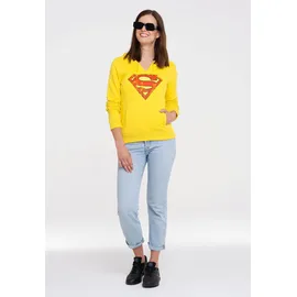 LOGOSHIRT DC Comics - Superman Hoodie gelb S