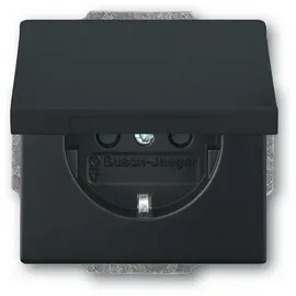 Busch-Jaeger Schuko-Steckdose 20 EUKB-885 Schwarz