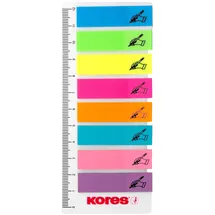 KORES Pagemarker "Sign Here" Folie, 12 x 45 mm, 8x 25 Blatt