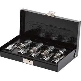 KS Tools 1/2" CHROMEplus Bit-Stecknuss-Satz Innensechskant 9-tlg.