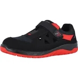 ELTEN Sicherheitssandale LONNY W red Easy ESD S1P, Gr. 44 - schwarz