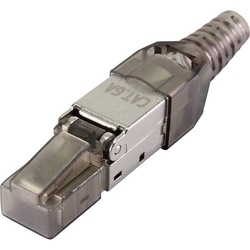 Renkforce CAT6A Feldkonfektionsstecker, Elektronikkabel + Stecker, Schwarz