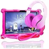 AngelTech Kinder Tablet XL - 10 Zoll HD - 3 + 4 GB RAM - 32 + 64 GB ROM (Kinderpaket Rosa)