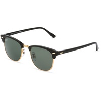 Ray Ban Clubmaster Classic RB3016 901/58 51-21 gloss black/green polarized