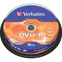 Verbatim DVD-R 4,7 GB 16x 10 St. Spindel