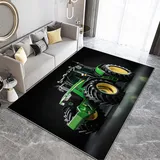 Generisch Teppich Wohnzimmer Fotografie Traktor Teppich Flauschig Schlafzimmer Teppich Weich Esszimmer Teppich Kurzflor Outdoor Teppich Waschbarer Teppiche rutschfest Teppich 80 x 150 cm