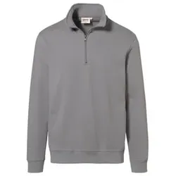 Zip-Sweatshirt Premium 451, titan, Größe L - titan - L