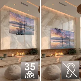 Maclean Brackets Maclean MC-891 (Wand, 70", 35 kg), TV Wandhalterung Schwarz