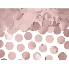 Partydeco Konfetti Kreise 15g roségold/rosa